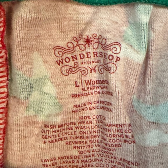 Christmas Dinosaur SET Pajamas 100% cotton - Red Green Large - Picture 6 of 8